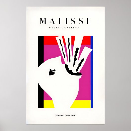 Matisse-Kunstposter - Abstract Head Jazz-Serie Poster (Vorne)