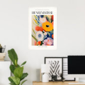 Matisse-Kunstposter - Abstrakte Blumen Poster (Heimbüro)