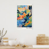 Matisse-Kunstposter - Abstrakte Küstenlandschaft Poster (Küche)