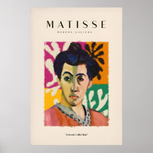 Matisse-Kunstposter - Abstrakter Porträtposter Poster