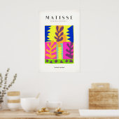Matisse-Kunstposter - Farbige abstrakte Blätter Poster (Küche)