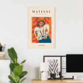 Matisse-Kunstposter - Frau weiße Bluse, blauer Roc Poster (Heimbüro)