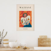Matisse-Kunstposter - Frau weiße Bluse, blauer Roc Poster (Küche)