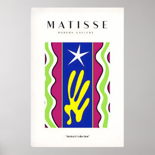Matisse-Kunstposter - Jazz Abstract Star Hand Wave Poster