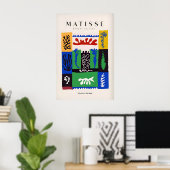 Matisse-Kunstposter - Komplexe abstrakte Botanik Poster (Heimbüro)