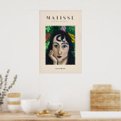Matisse-Kunstposter - Nachdenkliche Frau Poster (Küche)