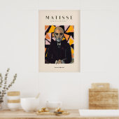 Matisse-Kunstposter - Porträt Mann im Anzug Poster (Küche)