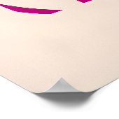 Matisse-Kunstposter - Rosa abstrakte Figurenkunst Poster (Ecke)
