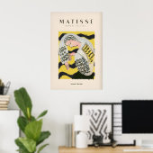 Matisse-Kunstposter - Ruhende Frau gemustert Poster (Heimbüro)