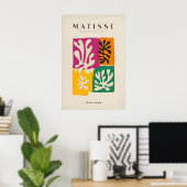 Matisse-Kunstposter - Vier Block abstrakte Blätter Poster (Heimbüro)