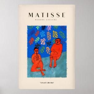 Matisse-Kunstposter - Zwei Figuren Flötenplakat Poster