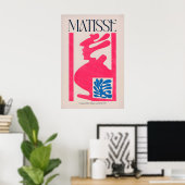 Matisse-Kunstprint Komposition Pink Blau Abstract Poster (Heimbüro)
