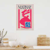 Matisse-Kunstprint Komposition Pink Blau Abstract Poster (Küche)