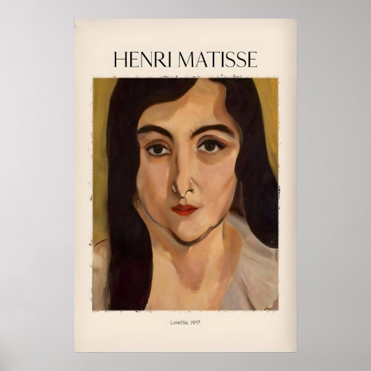Matisse Kunstprint - Lorette917 Porträtposter Poster (Vorne)