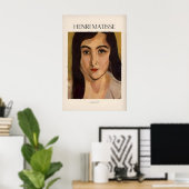 Matisse Kunstprint - Lorette917 Porträtposter Poster (Heimbüro)