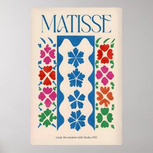 Matisse Largeation mit Masken Vertikales Panel Kun Poster