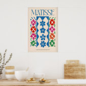 Matisse Largeation mit Masken Vertikales Panel Kun Poster (Küche)