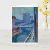 Matisse Notre Dame Gruß-oder Anmerkungs-Karte Karte (Gelbe Blume)