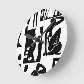 Matisse Nudes Runde Wanduhr (Winkel)