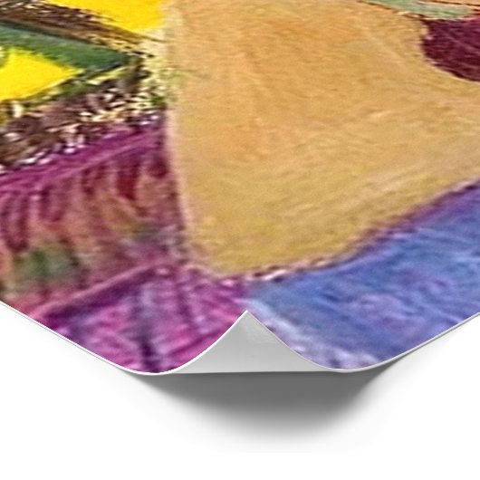 Matisse Open Window Cat Poster (Ecke)