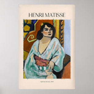 Matisse Poster - Algerierin909 Fauvistischer Wand