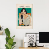 Matisse Poster - Laurette mit einer weißen Bluse91 (Heimbüro)