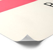 Matisse Pug Print Funny Bathroom Tropical Art Poster (Ecke)