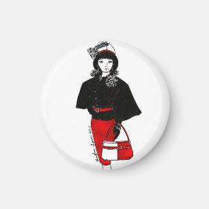 Matisse Puppen-Mode-Kap-Kleid Magnet