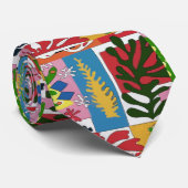 Matisse-Stil, Blätter-Design Krawatte (Gerollt)