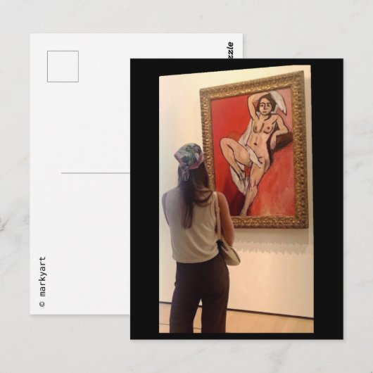 Matisse studieren postkarte (Vorne/Hinten)