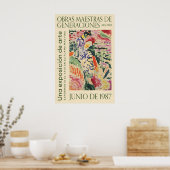 Matisse Style Exhibition Poster Retro Wall Art (Küche)