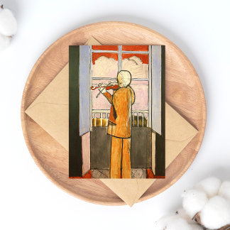 Matisse, Violinist auf der Postkarte von Window Fi