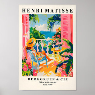 Matisse Wall Art, Cowgirl Printwerbung an der Küst Poster