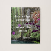 Matisse Zitat auf französisch Puzzle (Vertikal)