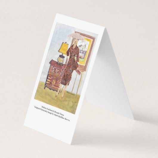 MatisseFashion Orientale Stoffe Wasserfarbe (Rückseite)