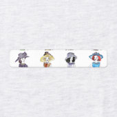 MatisseFashion Wasserfarben - Eisen auf Etikett (Design 2)