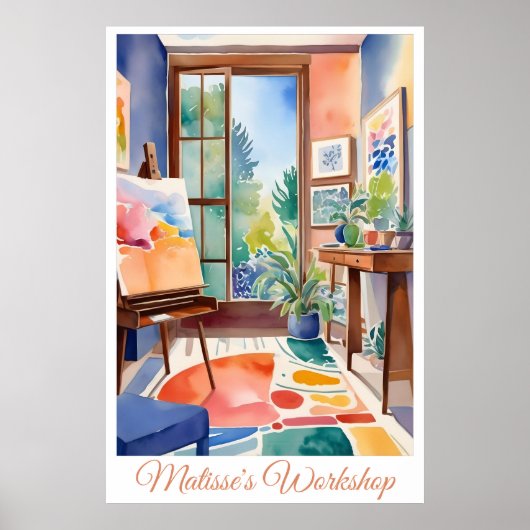 Matisse's Workshop - Poster (Vorne)