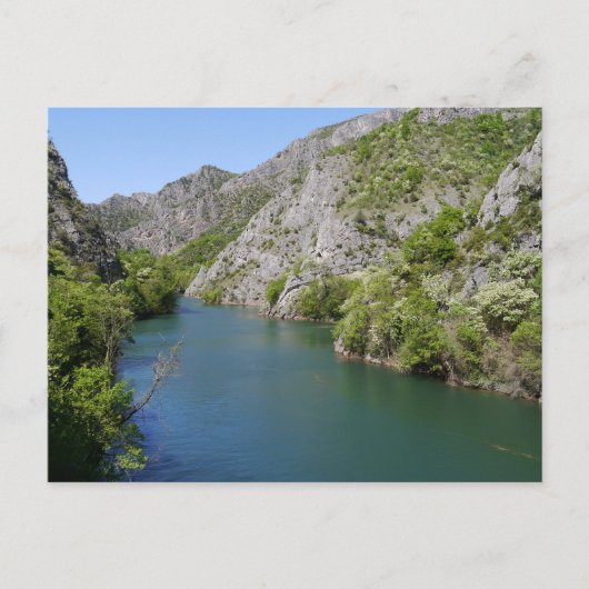 Matka Canyon, Nordmakedonien Postkarte (Vorderseite)