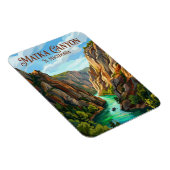 Matka-Canyon Nordmazedonien Magnet (Rechte Seite)