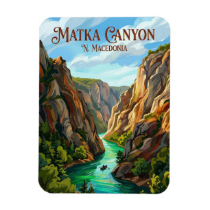 Matka-Canyon Nordmazedonien Magnet