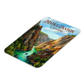 Matka-Canyon Nordmazedonien Magnet (Linke Seite)