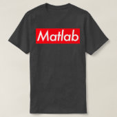 Matlab Math Coding Programmer T-Shirt (Design vorne)