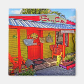 Matlacha Florida Boutique Magnet (Vorne)