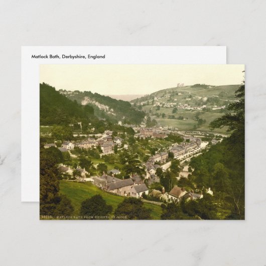 Matlock Bath, Derbyshire, England Postkarte (Vorne/Hinten)