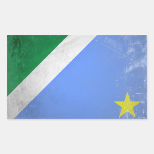Mato Grosso do Sul Rechteckiger Aufkleber