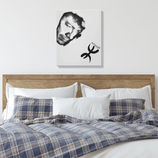 Matoub Lounès Leinwanddruck (Insitu (Schlafzimmer))