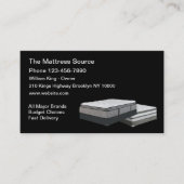 Matratzen und Bettzeug Visitenkarte (Vorderseite)