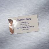 Matratzenbett individuell magnetische visitenkarte (Beispiel)