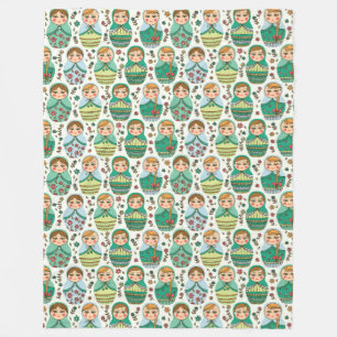 Matreshka Fleece Blanket