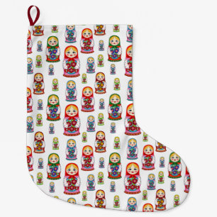 Matreshka Großer Weihnachtsstrumpf